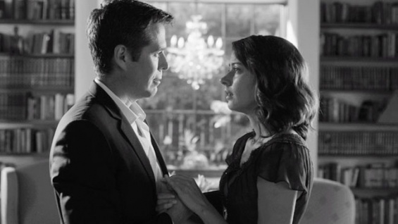 Alexis Denisof and Amy Acker play Benedick and Beatrice in Joss Whedon's 'Much Ado About Nothing'