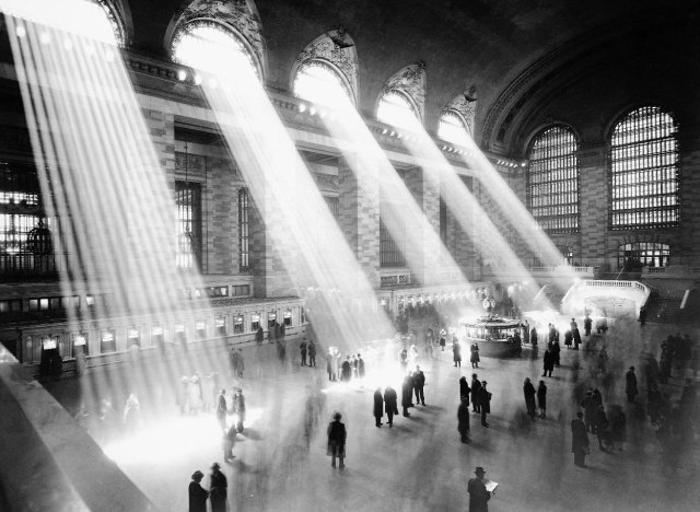 Grand Central Station, circa 1937 - one of the images available from New York city's Municipal Archives.