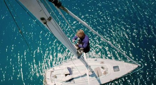 Robert Redford and his lonely yacht in 'All is Lost'
