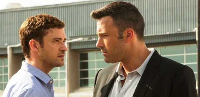 Justin Timberlake and Ben Affleck wonder what 'Runner Runner' means