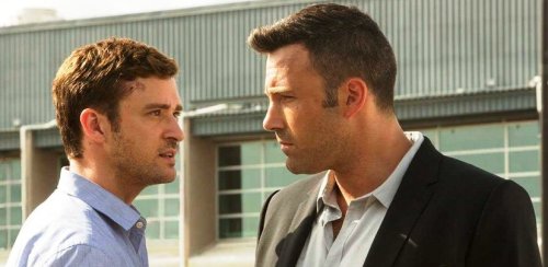 Justin Timberlake and Ben Affleck wonder what 'Runner Runner' means