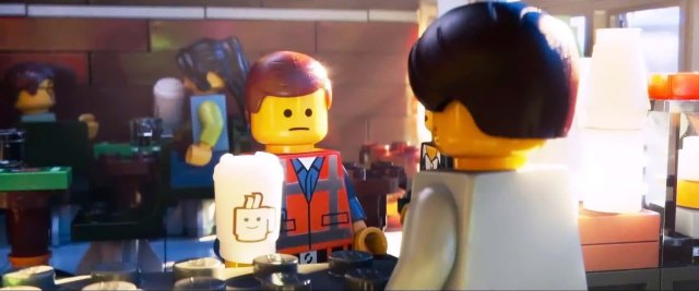 Overpriced coffee as tool of the oppressive state in 'The Lego Movie'