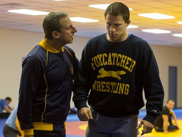 Steve Carell and Channing Tatum in 'Foxcatcher' (Sony Pictures Classics)