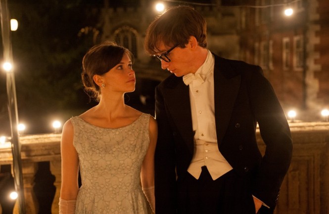 Felicity Jones and Eddie Redmayne in 'The Theory of Everything' (Focus Features)