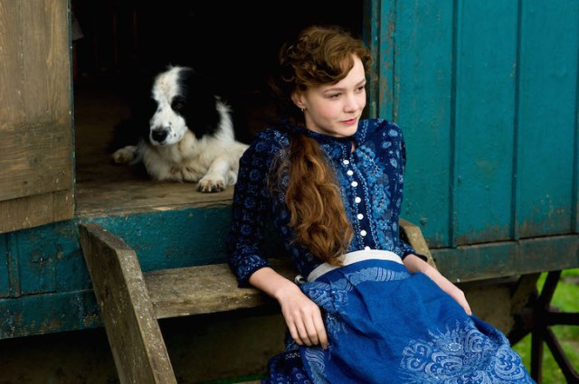 Carey Mulligan and dog in 'Far from the Madding Crowd' (Fox Searchlight)