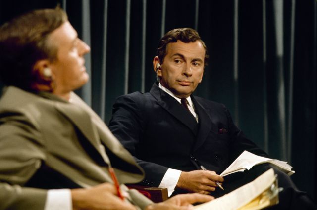 William F. Buckley and Gore Vidal think of new insults for each other. (Magnolia)