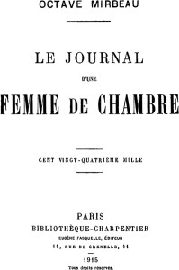 MirbeauChambermaidDiary