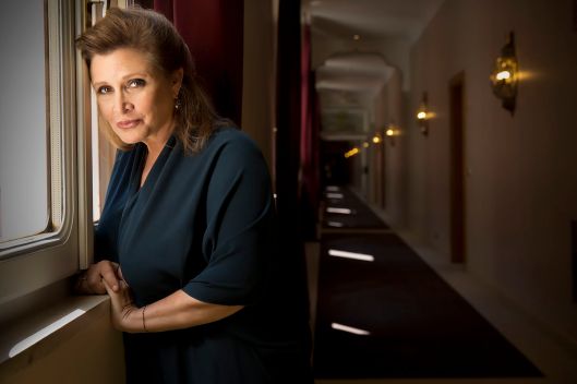 Carrie Fisher at the 2013 Venice Film Festival (Riccardo Ghilardi)